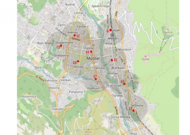 Mostar planira izgraditi devet javnih garaža