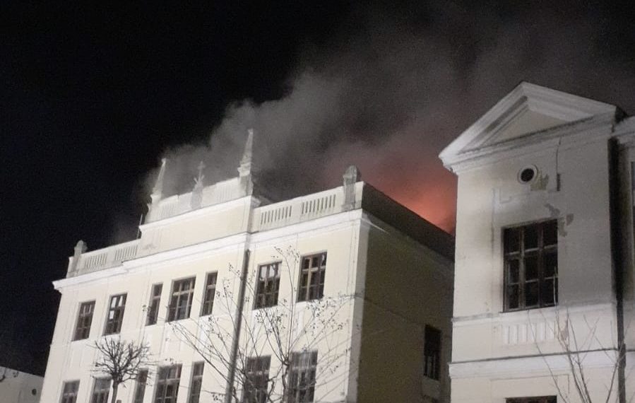 Zapalila se Gimnazija na Širokom Brijegu