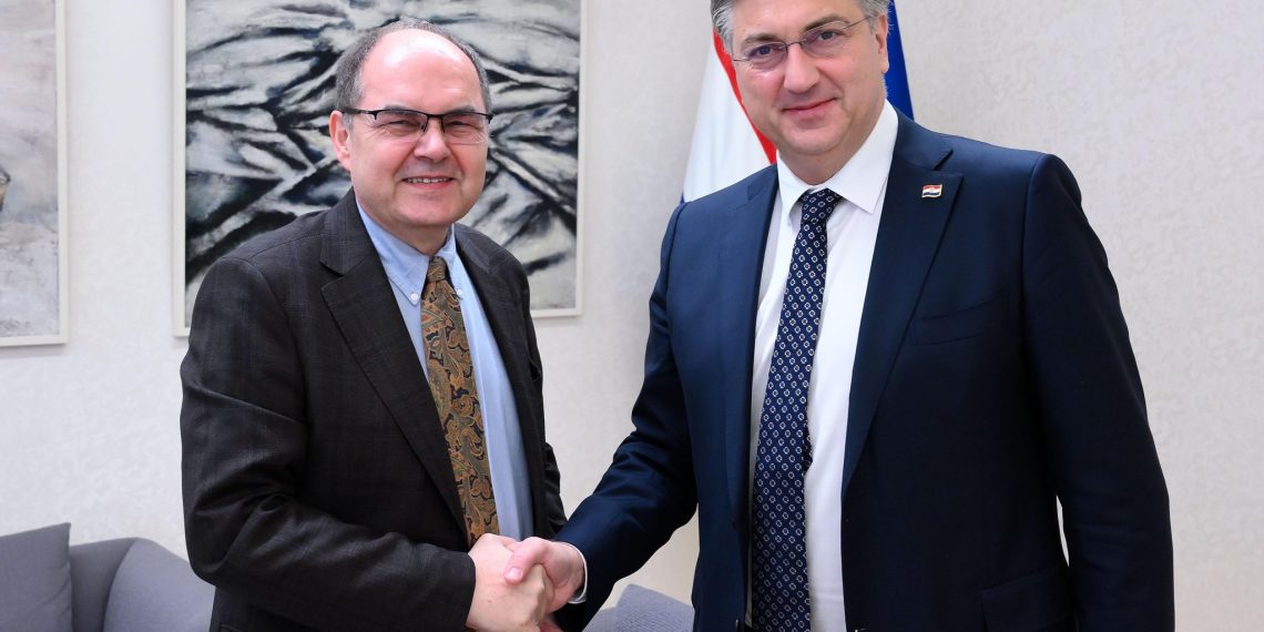 Plenković sa Schmidtom u Zagrebu