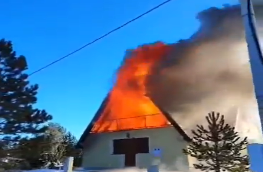 Izgorjela vikendica na Blidinju