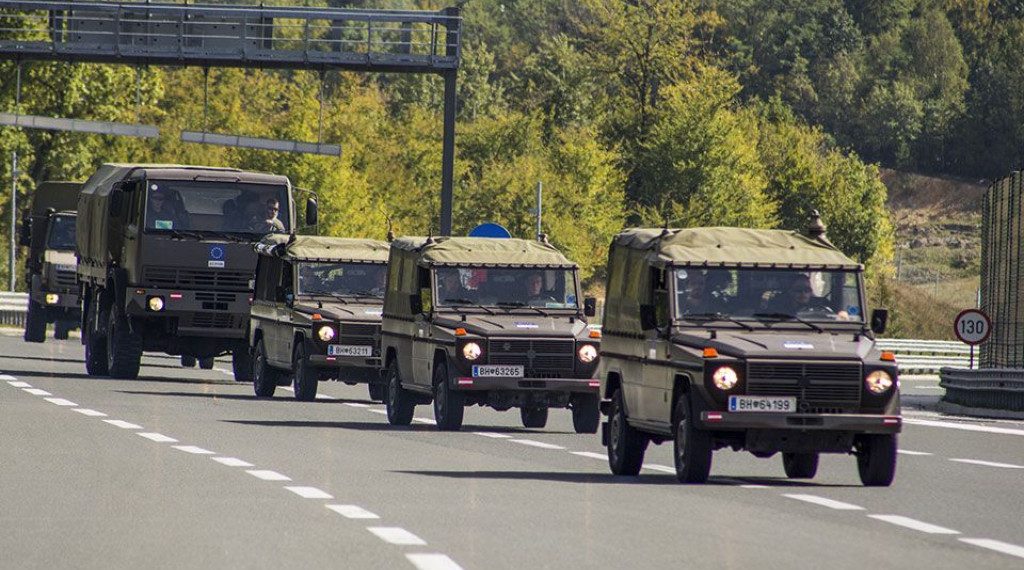 Očekivano intenzivnije kretanje EUFOR-ovih vozila na cestama u BiH