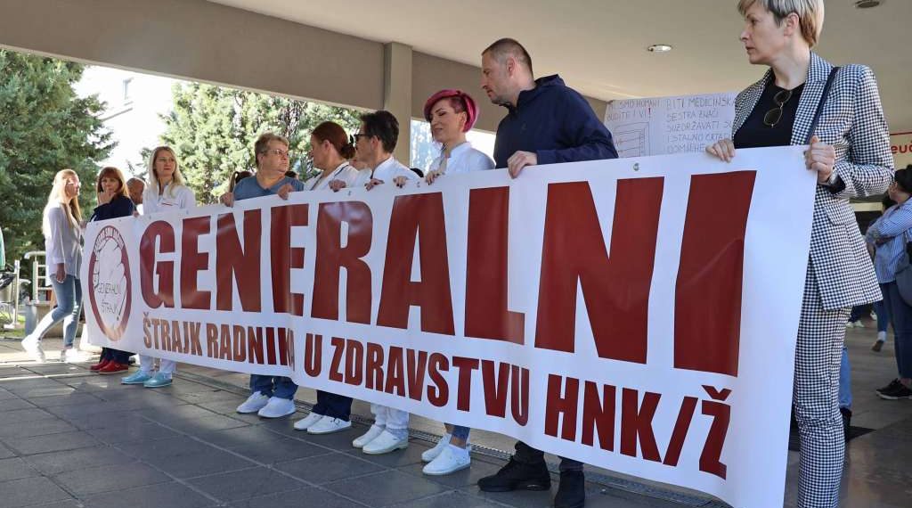 Zdravstveni djelatnici u HNŽ-u najavili novi masovni prosvjed